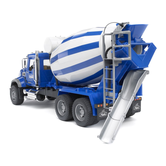 Транспорт и спецтехника - Бетономешалка Bruder MACK Granite (02814)#3