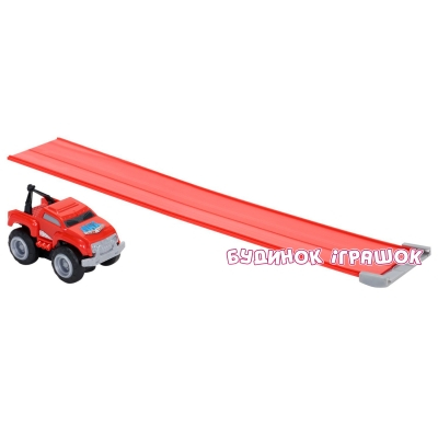 Автотреки - Автомобіль інерційний Jakks Pacific Max Tow Truck міні червоний (83652)#4