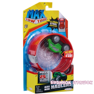 Автотреки - Автомобіль інерційний Jakks Pacific Max Tow Truck міні зелений (83654)#2