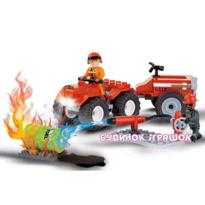 Конструкторы с уникальными деталями - Конструктор COBI серии Action Town Пожарный квадроцикл (COBI-1472)#2