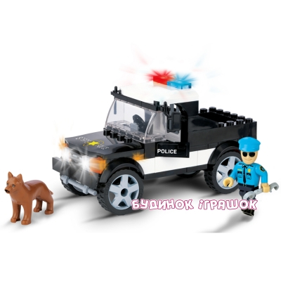 Конструктори з унікальними деталями - Конструктор COBI серії Action Town Поліцейський загін К-9 (COBI-1572)#3