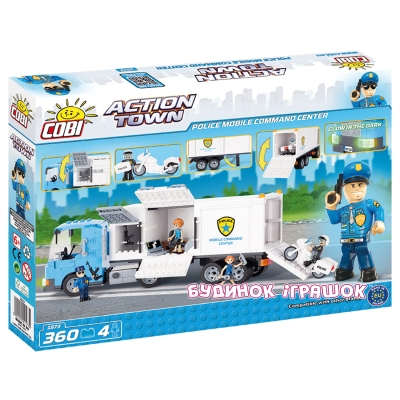 Конструктори з унікальними деталями - Конструктор COBI серії Action Town Поліцейський командний центр (COBI-1573)#2