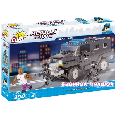 Конструктори з унікальними деталями - Конструктор COBI серії Action Town Поліцейський спецпідрозділ (COBI-1575)#2