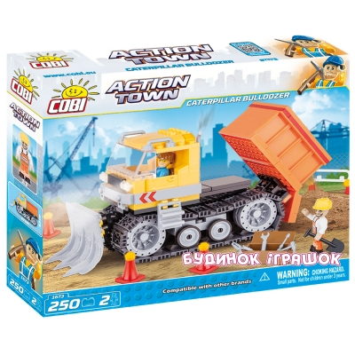 Конструкторы с уникальными деталями - Конструктор COBI серии Action Town Большой бульдозер (COBI-1673)#2