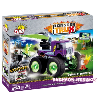 Конструкторы с уникальными деталями - Конструктор COBI серии Monster Trux Фиолетовый монстр (COBI-20055)#2