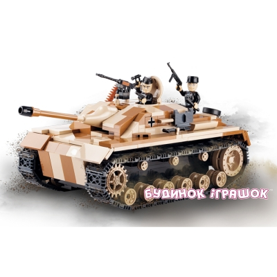 Конструктори з унікальними деталями - Конструктор COBI серії Small Army Самохідно-артилерійська установка StuG III (COBI-2465)#3