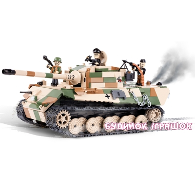 Конструкторы с уникальными деталями - Конструктор COBI серии Small Army Танк Тигр II VI (COBI-2480)#6