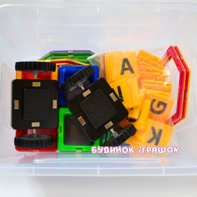 Магнітні конструктори - Магнітний конструктор МАГНІКОН 3D 118 деталей (МК-118) (MK-118)#2