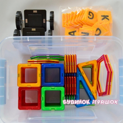 Магнітні конструктори - Магнітний конструктор МАГНІКОН 3D 118 деталей (МК-118) (MK-118)#3