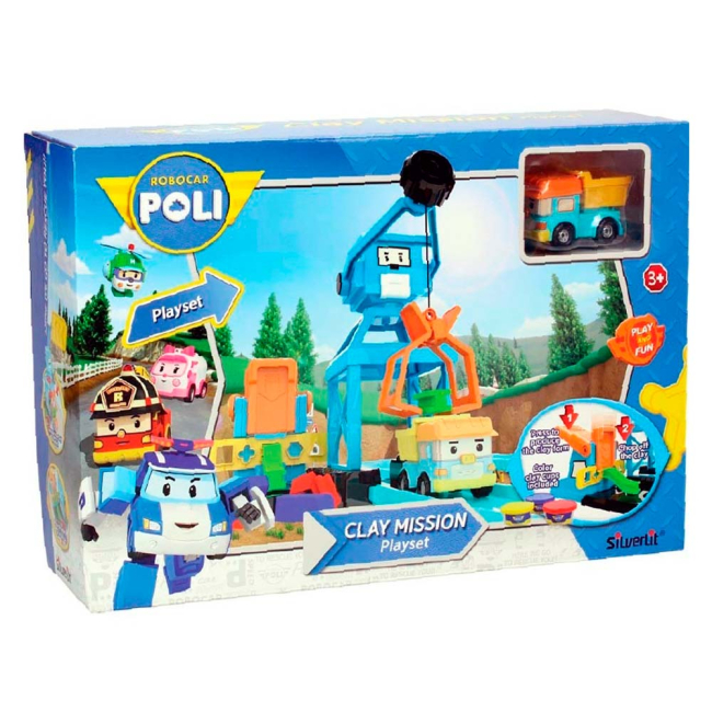 Фигурки персонажей - Игровой набор Цементный завод Poli Robocar (83252)#2