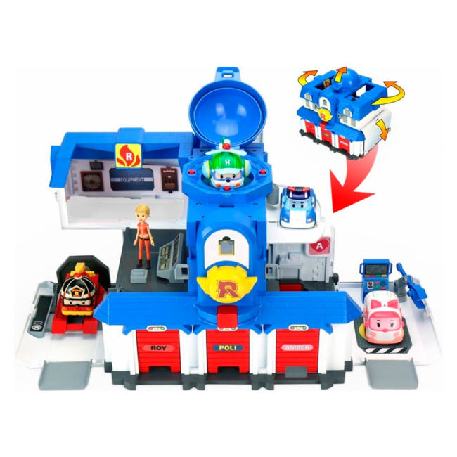 Фігурки персонажів - Ігровий набір Штаб-квартира Poli Robocar (83304)#2