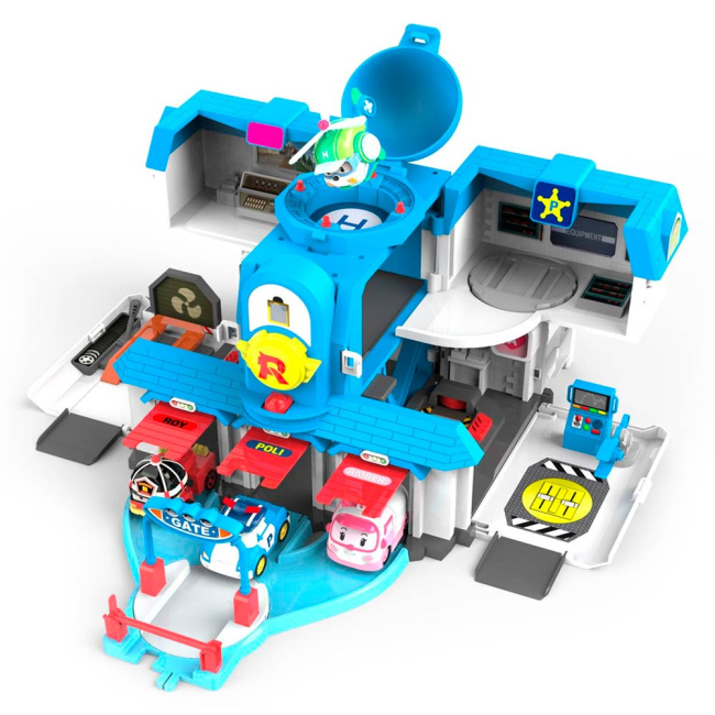 Фігурки персонажів - Ігровий набір Штаб-квартира Poli Robocar (83304)#3