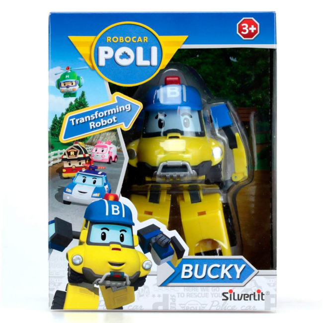 Трансформери - Ігрова фігурка Poli Robocar Бакі (83308)#4