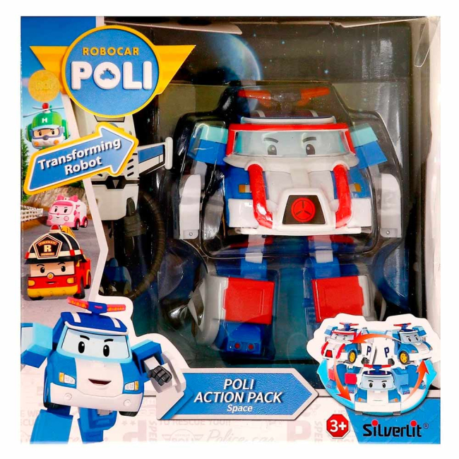 Фігурки персонажів - Ігрова фігурка Полі астронавт-трансформер Poli Robocar (83311)#2
