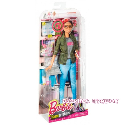 Куклы - Кукла Программистка в наушниках и очках Barbie (DMC33)#6