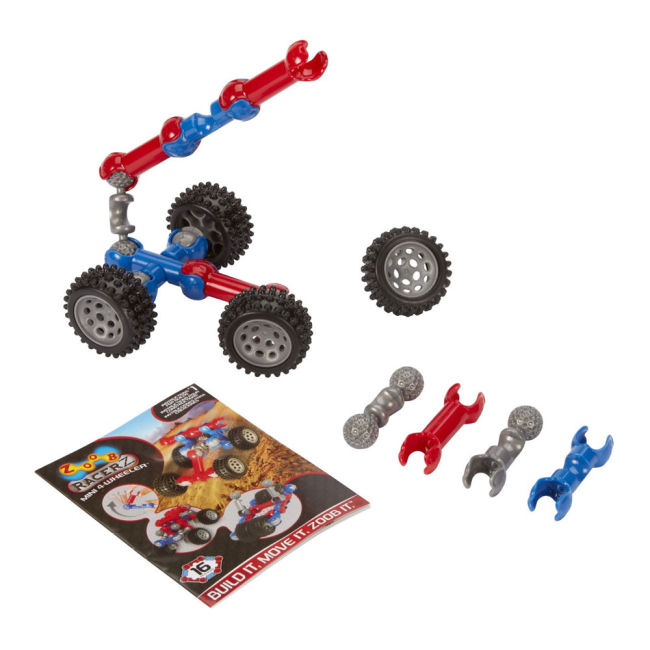 Конструктори з унікальними деталями - Конструктор Mini 4-Wheelers ZOOB (0Z12050)#2