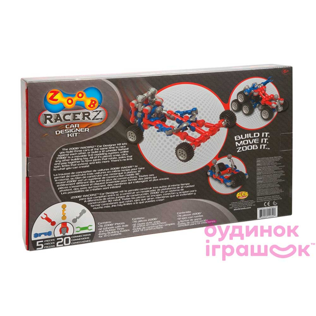 Конструктори з унікальними деталями - Конструктор Car Designer ZOOB (0Z12052)#2
