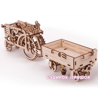 3D-пазлы - Механический 3D пазл Прицеп к трактору Ukrainian Gears (70006)#2