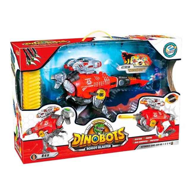Помповое оружие - Динобот-трансформер Dinobots Тираннозавр 40 см (SB379)#5