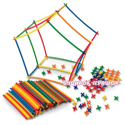 Конструктори з унікальними деталями - Розвиваючий конструктор Straws and Connectors ROYLCO (R6085)#3