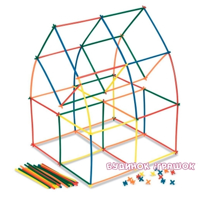 Конструктори з унікальними деталями - Розвиваючий конструктор Straws and Connectors ROYLCO (R6090)#3