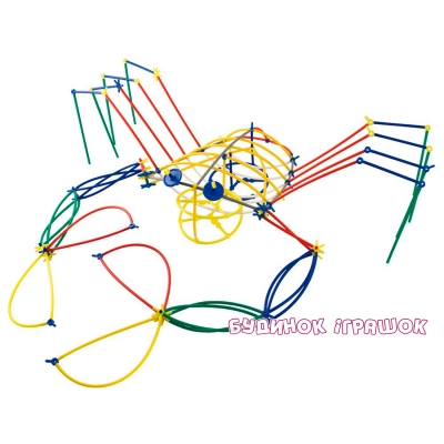 Конструктори з унікальними деталями - Розвиваючий конструктор Straws and Connectors ROYLCO (R6090)#4