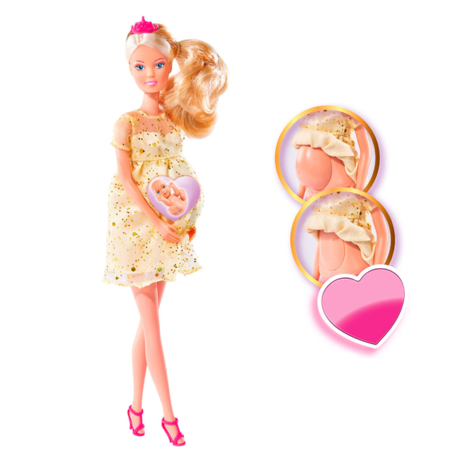 Ляльки - Лялька Steffi & Evi Love Вагітна Штеффі з колискою (573 7084) (5737084)#2