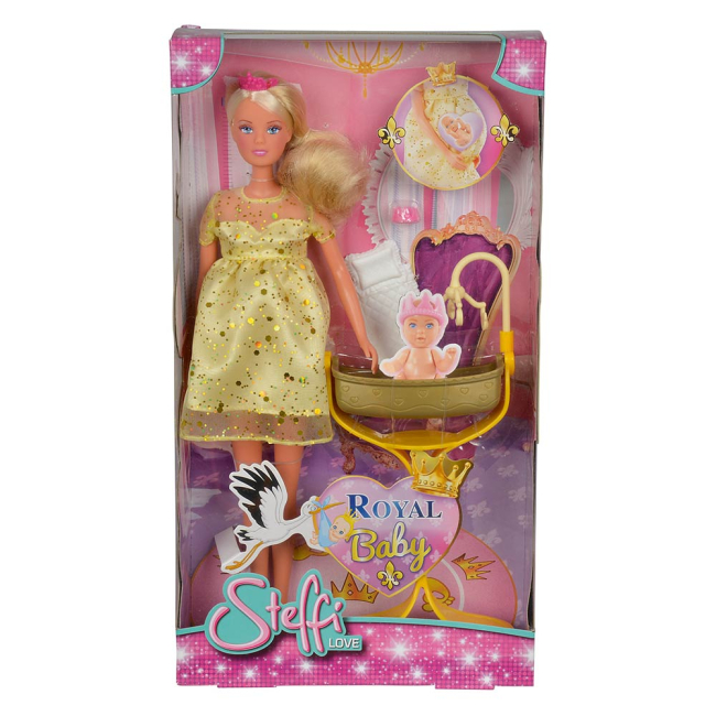Ляльки - Лялька Steffi & Evi Love Вагітна Штеффі з колискою (573 7084) (5737084)#3