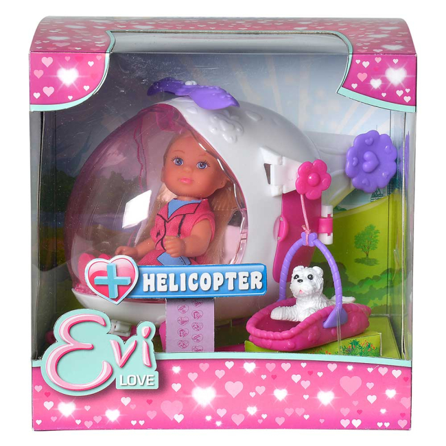 Ляльки - Ігровий набір Рятувальний вертоліт з собачкою Steffi & Evi Love  (5739469)#3