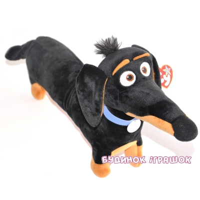 Персонажі мультфільмів - М'яка іграшка серії Secret Life of Pets Такса БАДДІ TY (96297)#2