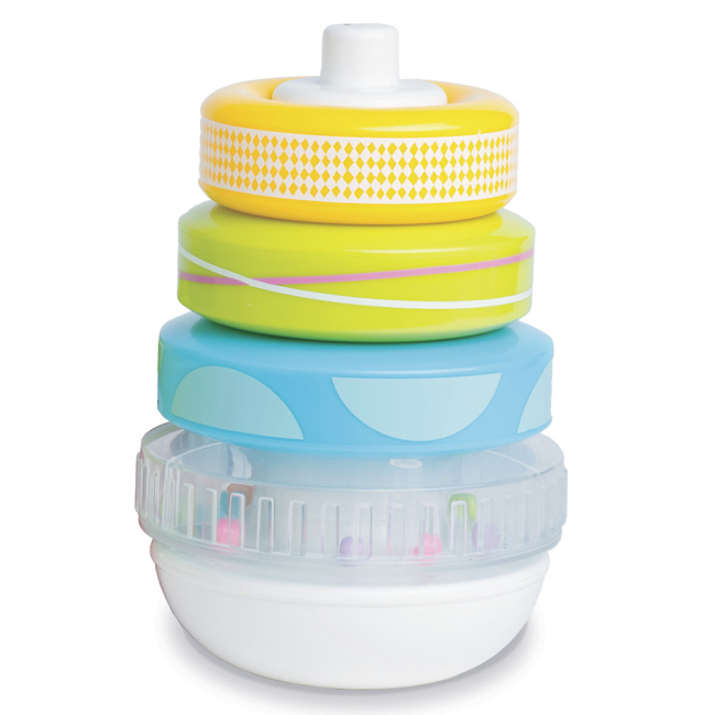 Развивающие игрушки - Машинка с пирамидкой Taf Toys Совенок-малыш (11945)#2