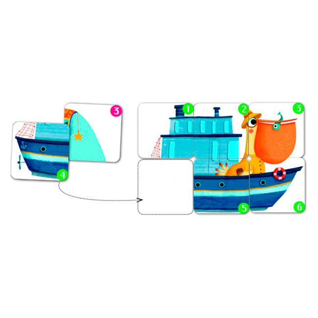 Настільні ігри - Гра DJECO Бата пазл (DJ05125)#3