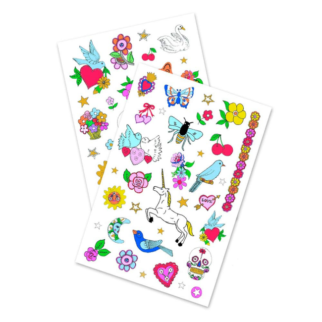 Косметика - Набір наклейок на тіло з блискітками DJECO Мексиканська фієста (DJ09578)#2