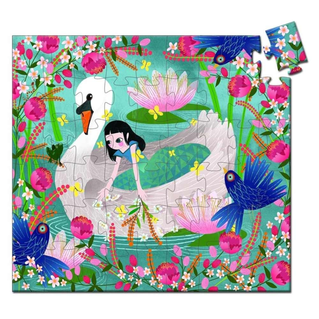 Пазли - Пазл DJECO Леді і лебідь (DJ07255)#3