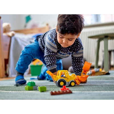 Конструкторы LEGO - Конструктор Экскаватор-погрузчик LEGO DUPLO (10811)#5
