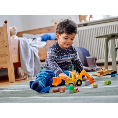 Конструкторы LEGO - Конструктор Экскаватор-погрузчик LEGO DUPLO (10811)#8