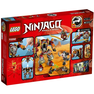 Конструкторы LEGO - Конструктор Робот-спасатель с металлолома LEGO NINJAGO (70592)#2