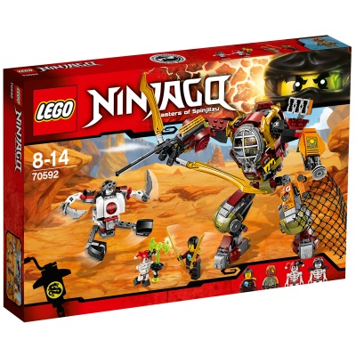 Конструкторы LEGO - Конструктор Робот-спасатель с металлолома LEGO NINJAGO (70592)#3