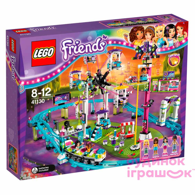 Конструктори LEGO - Конструктор LEGO Американські гірки в парку розваг (41130)#4