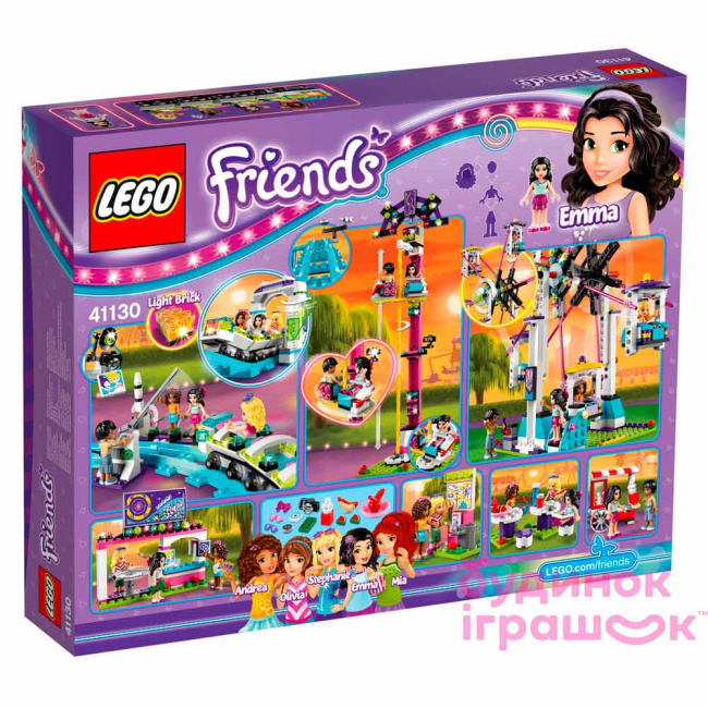 Конструктори LEGO - Конструктор LEGO Американські гірки в парку розваг (41130)#5