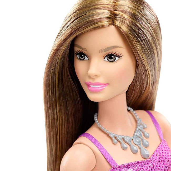 Ляльки - Лялька Блискуча У рожевій сукні Barbie (T7580 / DGX81) (T7580/DGX81)#2