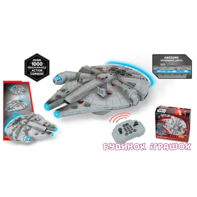 Радиоуправляемые модели - Игрушка самолет радиоуправлении Тысячелетний сокол Star Wars (13493)#2