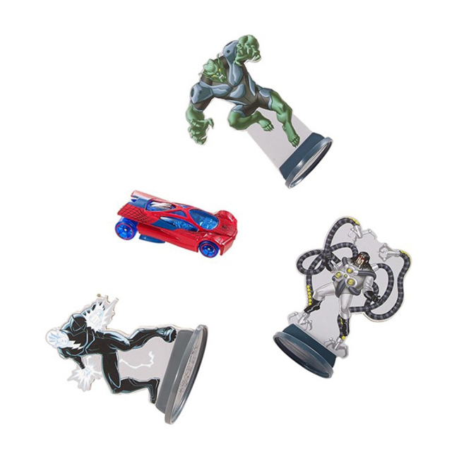 Автотреки - Трек Hot Wheels серии Marvel Приключения супергеров Человек-Паук (DKT27/DKT28)#2