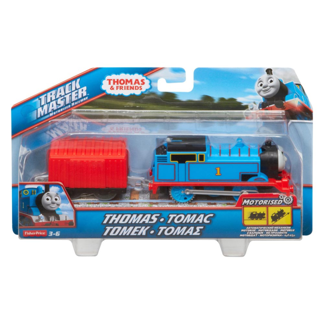 Железные дороги и поезда - Паровозик Thomas and Friends Track master Томас с вагоном моторизированный (BMK87/BML06)#2