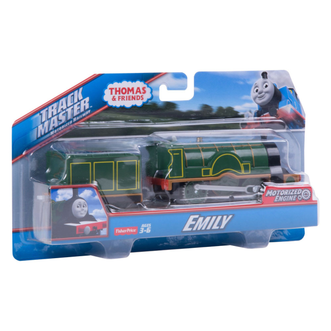 Залізниці та потяги - Паровозик Thomas and Friends Track master Емілі з вагоном моторизований (BMK87/CDB69)#2