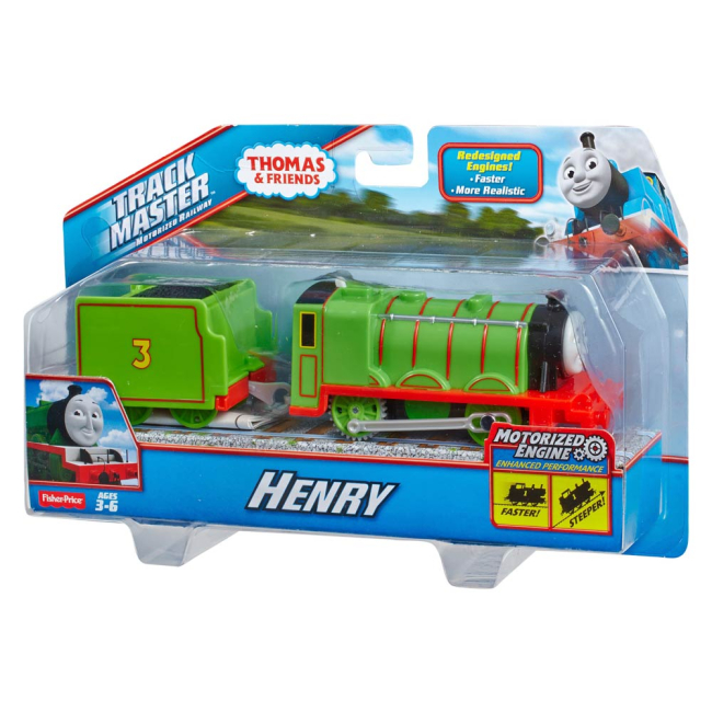 Железные дороги и поезда - Паровозик Thomas and Friends Track master Генри с вагоном моторизированный (BMK87/BML10)#2