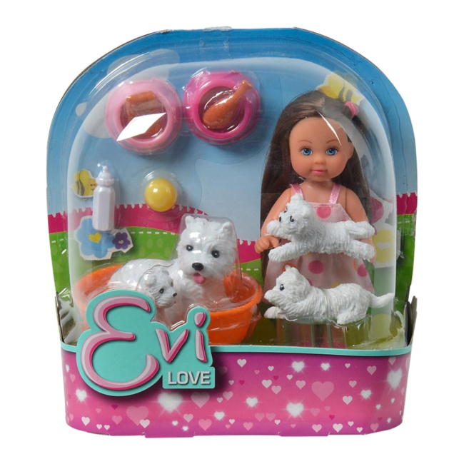 Куклы - Кукла Steffi & Evi love Эви с щенками (5734191-2)#2