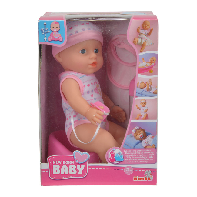 Пупсы - Пупс NBB Simba светло розовый 30 см (5037800/5037800-2)#2