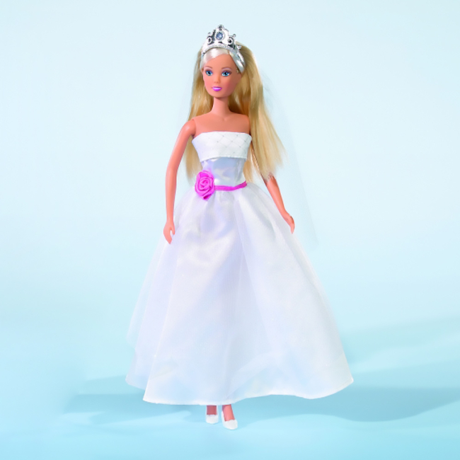 Одяг та аксесуари - Набір Steffi & Evi love Штеффі Наречена плаття з трояндою (5721167-1)#2