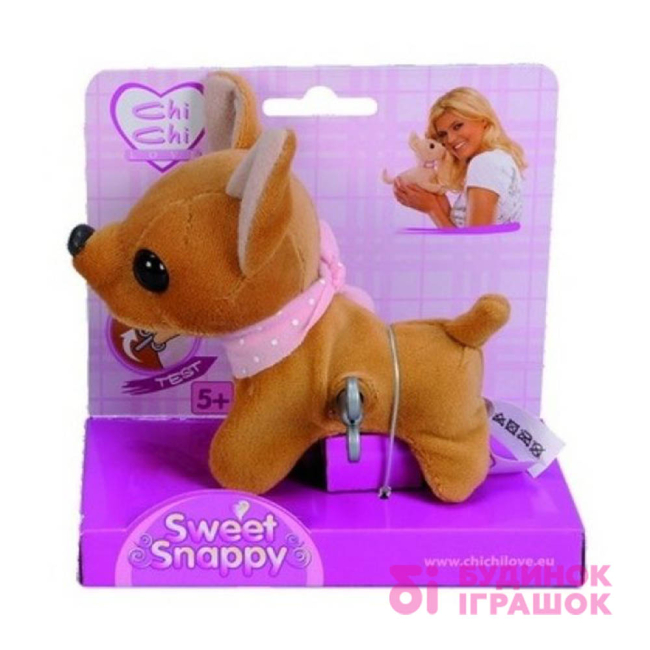 Мягкие животные - Собачка Чихуахуа с заводным механизмом Chi Chi Love 13 см кремовая (5890297)#2